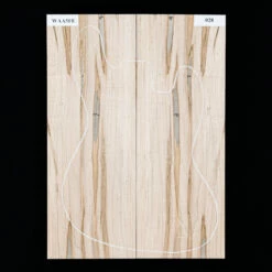 Flame Ambrosia Maple Carved Top For Electric - 028 - StewMac