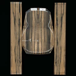 Crelicam Ebony Back + Side Set - 216 - StewMac