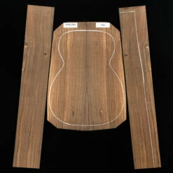 Malaysian Blackwood Back + Side Set, Unsanded - 036 - StewMac