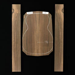 Malaysian Blackwood Back + Side Set - 057 - StewMac