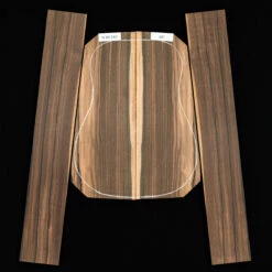 Malaysian Blackwood Back + Side Set - 087 - StewMac