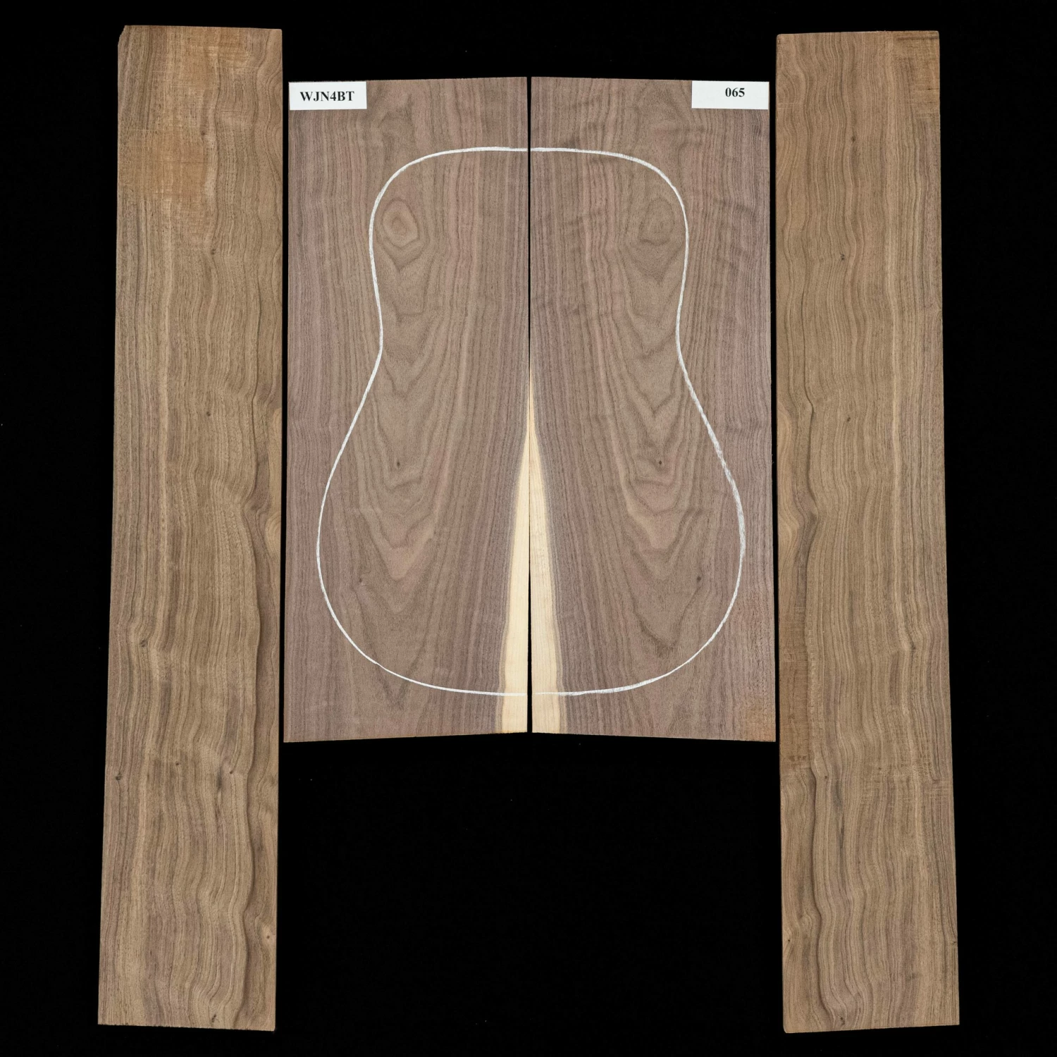 Flame Black Walnut Back + Side Set - 065 - StewMac Flame Black Walnut Back + Side Set - 065 - StewMac -US Tool Sales Shop wjn4bt 3000 65 scaled