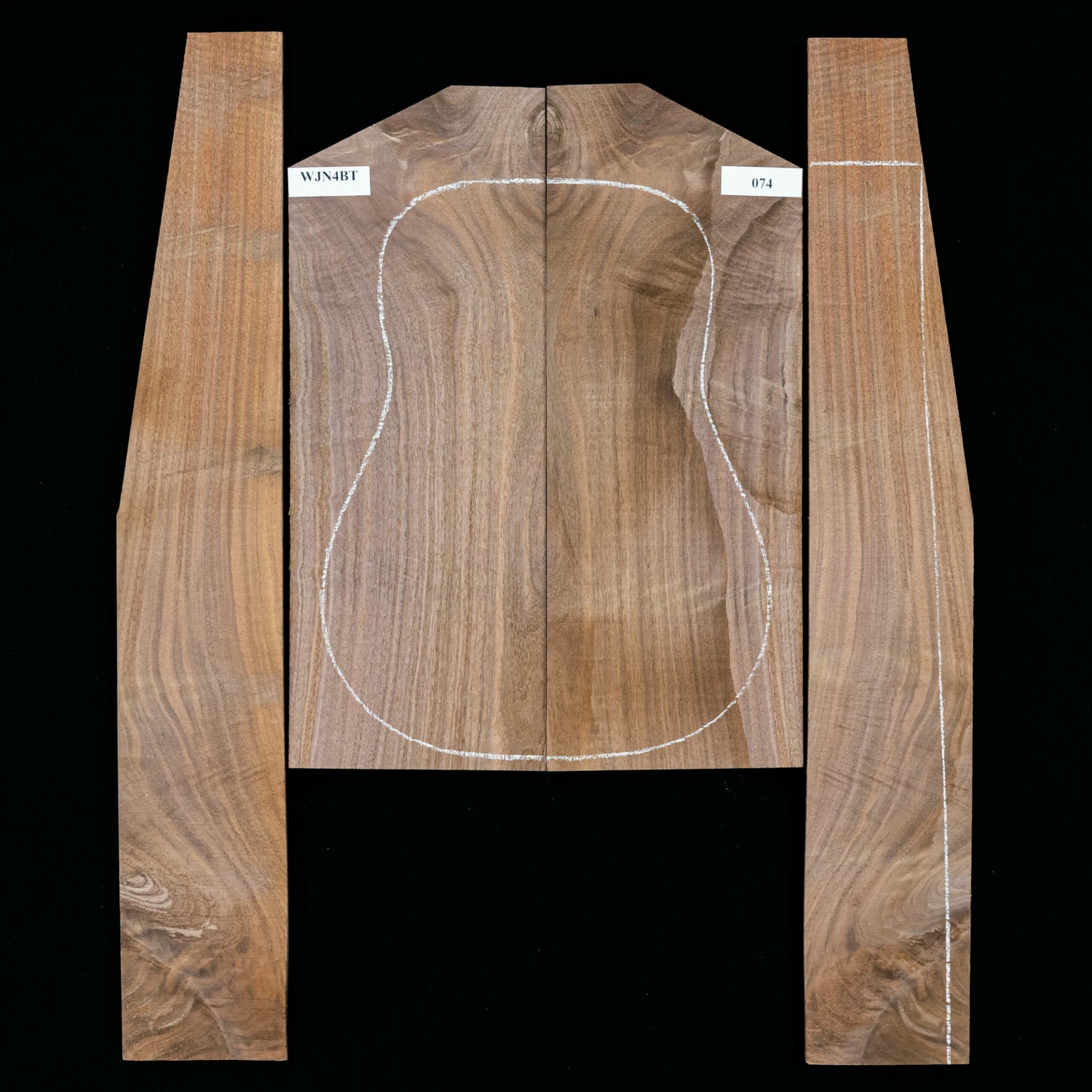 Flame Black Walnut Back + Side Set - 074 - StewMac Flame Black Walnut Back + Side Set - 074 - StewMac -US Tool Sales Shop wjn4bt 3000 74 scaled