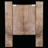 Flame Black Walnut Back + Side Set - 076 - StewMac