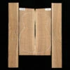 Flame Black Walnut Back + Side Set, Unsanded - 036 - StewMac