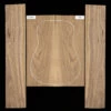 Flame Black Walnut Back + Side Set - 098 - StewMac