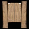 Flame Black Walnut Back + Side Set - 099 - StewMac