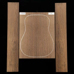 Wenge Back + Side Set, Unsanded - 113 - StewMac