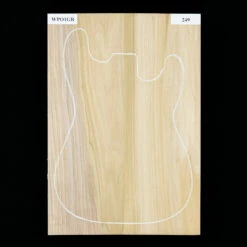 Poplar Body Blank, 2-Piece (10.4 Lb) - 249 - StewMac