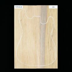 Poplar Body Blank, 2-Piece (8.6 Lb) - 250 - StewMac