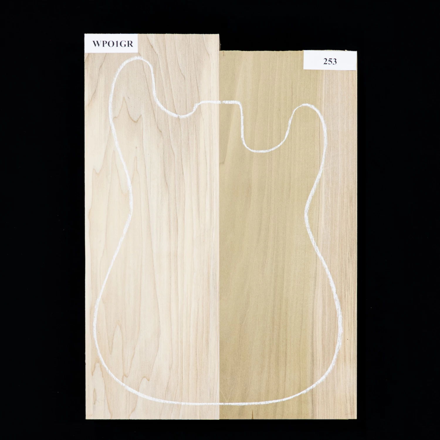 Poplar Body Blank, 2-Piece (10.4 lb) - 253 - StewMac Poplar Body Blank, 2-Piece (10.4 Lb) - 253 - StewMac -US Tool Sales Shop wpo1gr 3000 253