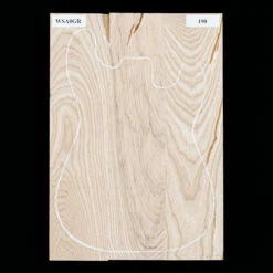 Swamp Ash Body Blank, 3-piece (12 Lb) - 190 - StewMac