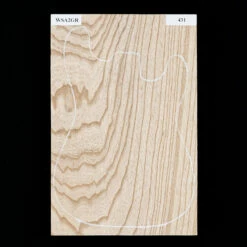 Swamp Ash Body Blank, 1-Piece (9.2 Lb) - 431 - StewMac