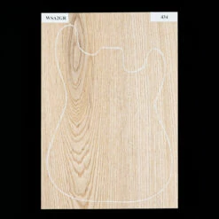 Swamp Ash Body Blank, 1-Piece (8.8 Lb) - 434 - StewMac