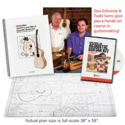 1933 Pre-war OM-18 Acoustic Guitar Kit - 074 - StewMac -US Tool Sales Shop wsg1h2 5 dvd image 1