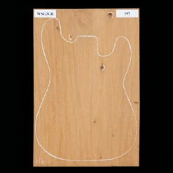 Honduran Mahogany Body Blank, 1-Piece (10.2 Lb) - 197 - StewMac