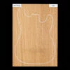 Honduran Mahogany Body Blank, 1-Piece (10.2 Lb) - 226 - StewMac