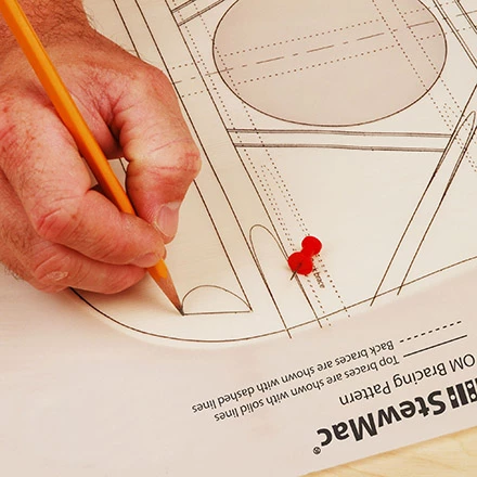 1933 Pre-war OM-18 Acoustic Guitar Kit - 064 - StewMac 1933 Pre-war OM-18 Acoustic Guitar Kit - 064 - StewMac -US Tool Sales Shop wsx icon aaa honduran mahogany om guitar kit dovetail neck 90098