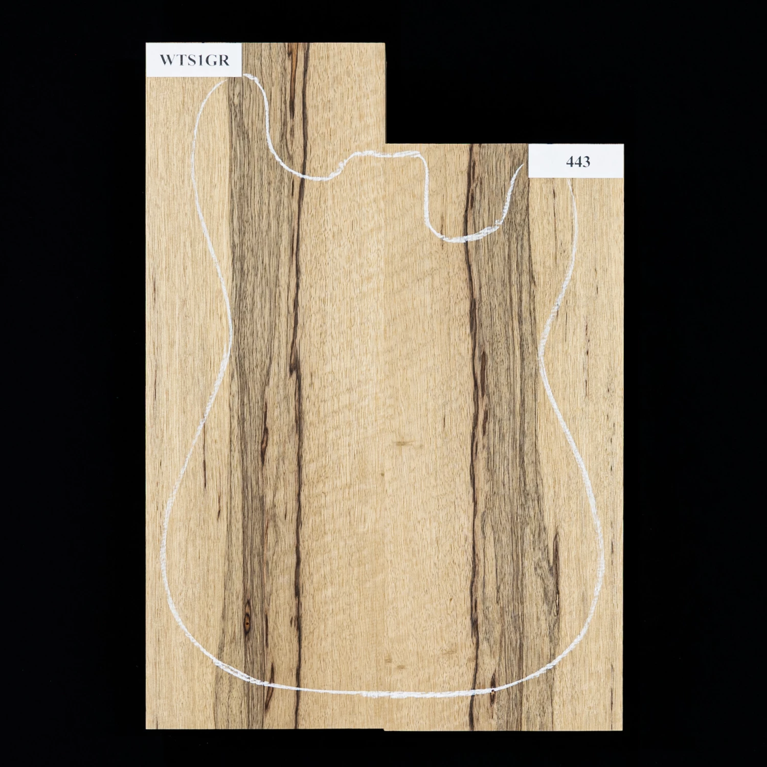 Black Limba Body Blank, 2-Piece (10.2 lb) - 443 - StewMac Black Limba Body Blank, 2-Piece (10.2 Lb) - 443 - StewMac -US Tool Sales Shop wts1gr 3000 443